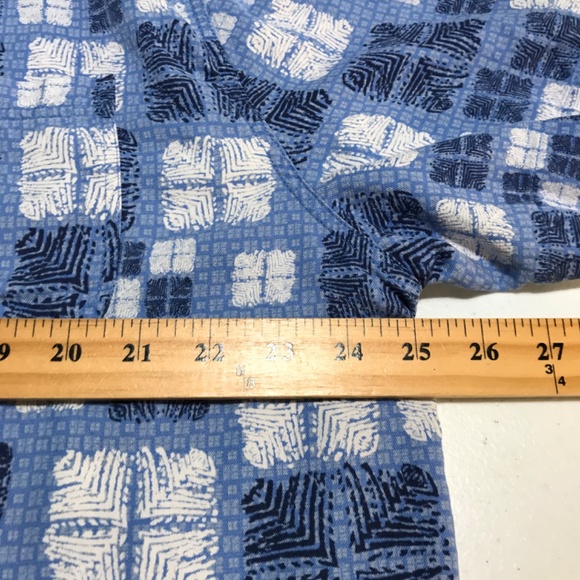 Lot of 2 Aloha Hawaiian Shirts Tommy Bahama & Nat Nast Mens XL Blue Gray White - Picture 10 of 13